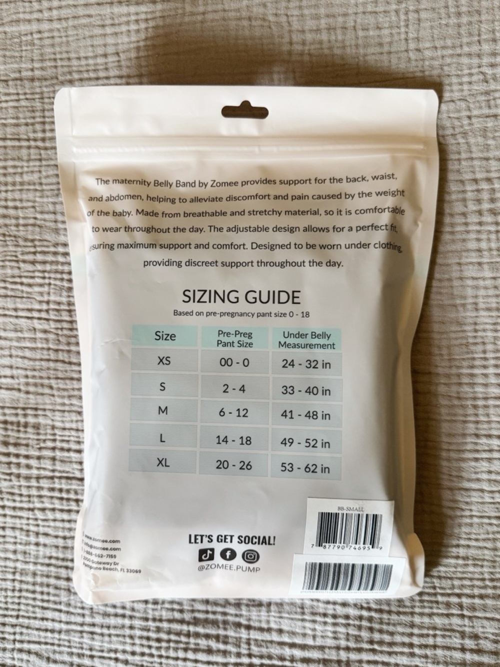 pregnancy belly support band • small - Picture 2 of 2